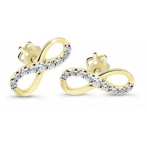 Cutie Diamonds Cutie Diamonds Elegáns sárga arany végtelen gyémánt fülbevaló DZ60149-30-00-X-1 kép