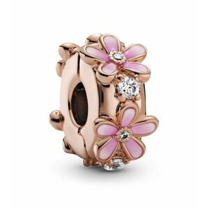 Pandora Pandora Bronz klip Rózsaszín virágok 788809C01 kép
