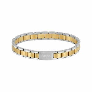 Hugo Boss Hugo Boss Stílusos bicolor férfi karkötő Metal Links Essentials 1580195 kép
