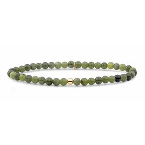 Sparkling Jewels Sparkling Jewels Gyöngy karkötő zöld jadeit ásvánnyal SBG-GEM61-ADD-4MM kép