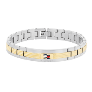 Tommy Hilfiger Tommy Hilfiger Időtlen, bicolor acél karkötő Nelson H-Link 2790642 kép