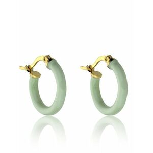 Marc Malone Marc Malone Aranyozott karika zománccal Laura Green Earrings MCE23148G kép