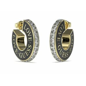 Guess Guess Bájos aranyozott fülbevaló cirkónium kövekkel Love Guess JUBE04083JWYGBKT/U kép