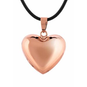 MUMMY BELL MUMMY BELL Minimalista nyaklánc réz csengővel Szív RSM kép