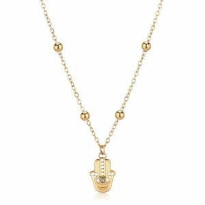 S'Agapõ S'Agapõ Luxus nyaklánc Hamsa - Fatima keze Witch SWH08 kép