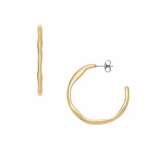 Skagen Skagen Bájos aranyozott karika fülbevaló Moderne Stak SKJ1870710 kép