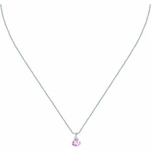 La Petite Story La Petite Story Gyengéd ezüst nyaklánc rózsaszín szívvel Silver LPS10AWV33 kép