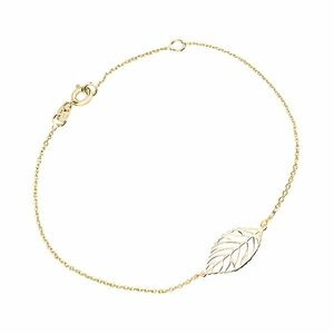 Cutie Jewellery Cutie Jewellery Bájos női karkötő sárga aranyból Levél Z0131-60-X-1 kép