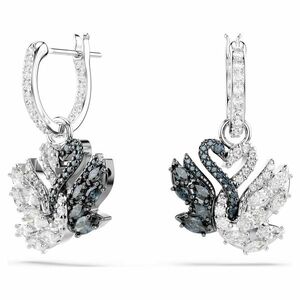 Swarovski Swarovski Ikonikus lógó fülbevaló 2 az 1-ben Swan 5705728 kép