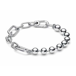 Pandora Pandora Stílusos ezüst karkötő medálokra Me 592793C00 17 cm kép