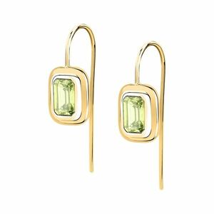 Trussardi Trussardi Aranyozott fülbevaló zöld cirkónium kővel T-Design TJAXA26 kép