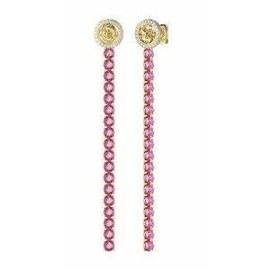 Guess Guess Jellegzetes aranyozott fülbevaló rózsaszín kristályokkal Paradise JUBE05144JWYGFCT/U kép