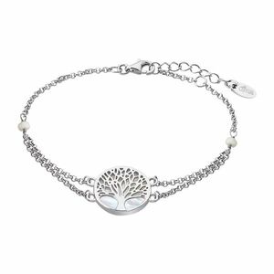 Lotus Silver Lotus Silver Elegáns ezüst karkötő gyönggyel Életfa LP1678-2/1 kép