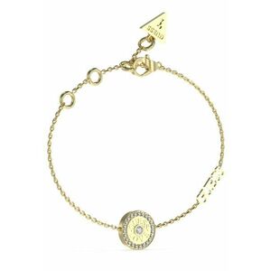 Guess Guess Bájos aranyozott karkötő cirkónium kövekkel Love Guess JUBB04082JWYGS kép
