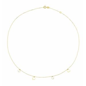 Cutie Jewellery Cutie Jewellery Elegáns minimalista sárga arany nyaklánc Z0100-40-X-1 kép