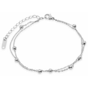 Troli Troli Modern acél karkötő Cube Silver kép