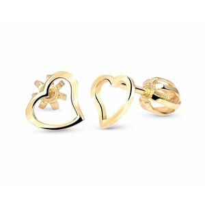 Cutie Jewellery Cutie Jewellery Sárga arany szív fülbevaló C2760-30-X-1 kép