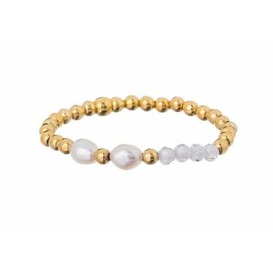 Alisia Alisia Aranyozott gyöngy gyűrű igazgyönggyel AL4815-Oro 53 mm kép