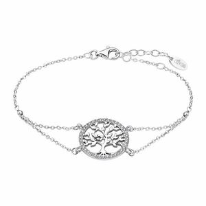 Lotus Silver Lotus Silver Gyengéd ezüst karkötő átlátszó cirkónium kövekkel LP1746-2/1 kép