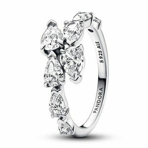 Pandora Pandora Csillogó ezüst gyűrű Egymásra épülő karikák Timeless 193004C01 50 mm kép