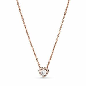 Pandora Pandora Aranyozott nyaklánc csillogó szívvel Rose Timeless 388425C01-45 kép