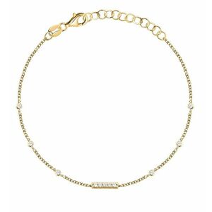La Petite Story La Petite Story Aranyozott karkötő cirkónium kövekkel Silver LPS05AWV75 kép