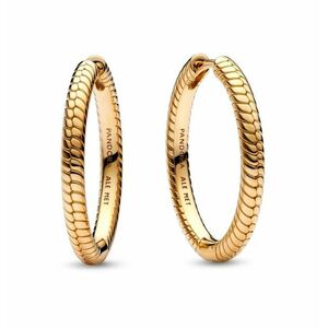 Pandora Pandora Karika aranyozott fülbevaló Kígyóbőr Shine Moments 269532C00 kép