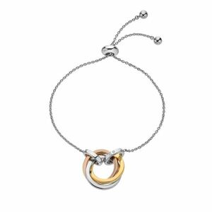 Hot Diamonds Hot Diamonds Tricolor luxus karkötő gyémántokkal Trio DL707 kép