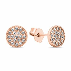 Brilio Silver Brilio Silver Elegáns bronz fülbevaló cirkónium kövekkel EA570R kép