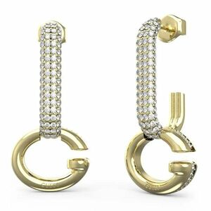 Guess Guess Divatos aranyozott lógó fülbevaló Oh My G JUBE04520JWYGT/U kép