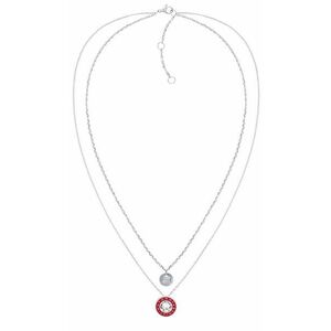 Tommy Hilfiger Tommy Hilfiger Modern dupla acél nyaklánc kristályokkal Layered 2780803 kép
