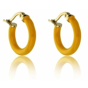Marc Malone Marc Malone Aranyozott karika fülbevaló zománccal Laura Orange Earrings MCE23149G kép