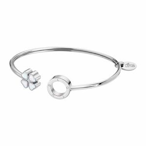 Lotus Style Lotus Style Merev acél karkötő négylevelű lóherével Woman Basic LS2183-2/1 kép