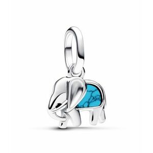 Pandora Pandora Ezüst mini medál Türkiz elefánt Me 793858C01 kép