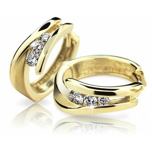 Cutie Diamonds Cutie Diamonds Csodálatos karika sárga arany fülbevaló gyémánttal Z6433-1794-80-00-X-1 kép