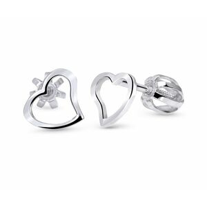 Cutie Jewellery Cutie Jewellery Fehér arany szív fülbevaló C2760-30-X-2 kép