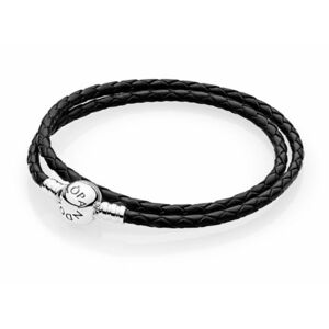 Pandora Pandora Dupla bőr karkötő 590745CBK-D 35 cm kép