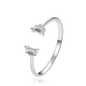 Agato Agato Modern nyitott gyűrű ezüstből AGT-R56W 52 mm kép