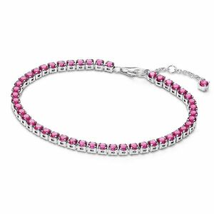 Pandora Pandora Ezüst karkötő rózsaszín cirkónium kövekkel Timeless 591469C04 18 cm kép