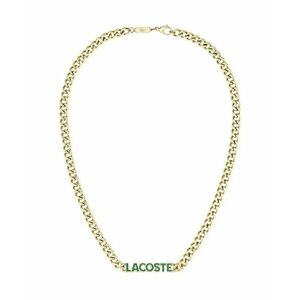 Lacoste Lacoste Markáns aranyozott acél nyaklánc Script 2040475 kép