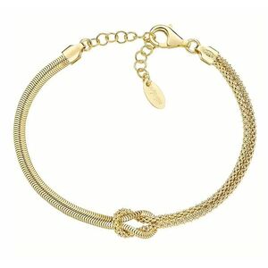 Amen Amen Elegáns aranyozott karkötő Love Knot BRNOAMGG1 19 cm kép