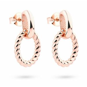 Cutie Jewellery Cutie Jewellery Divatos rózsaszín arany fülbevaló Z5028-20-X-4 kép
