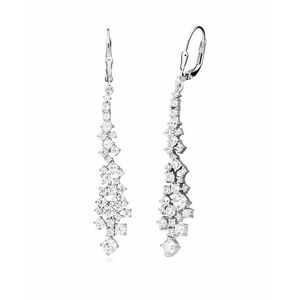 Silver Cat Silver Cat Elegáns lógó fülbevaló cirkónium kövekkel Classics SC614 kép