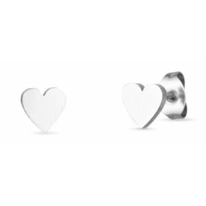 Vuch Vuch Minimalista acél fülbevaló Szív Silver Ischi kép