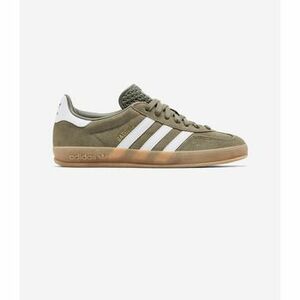 Rövid szárú edzőcipők adidas Gazelle Indoor Olive Strata Cloud White Gum kép