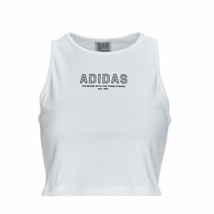 Rövid ujjú pólók adidas Crop Top WHITE kép