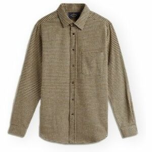 Hosszú ujjú ingek Portuguese Flannel Abstract Pied Poule Shirt - Green kép