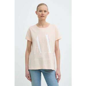 Armani Exchange t-shirt női, narancssárga, 8NYTCX YJG3Z kép