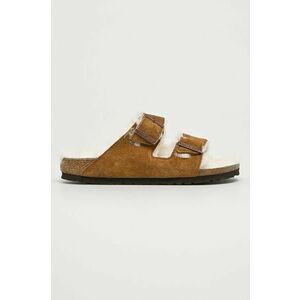 Birkenstock velúr papucs Arizona barna kép