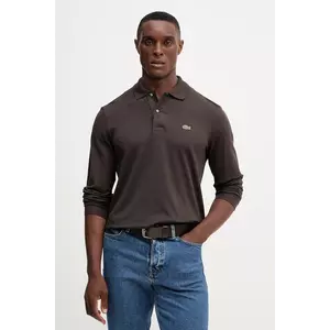 Lacoste pamut hosszúujjú zöld, sima, L1312 kép